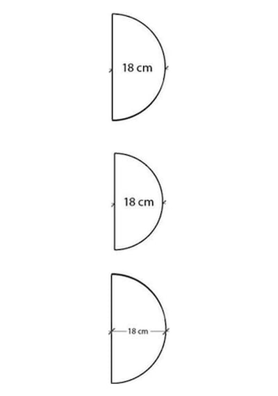 Asra Trend Oval Duvar Rafı DRF-04 %100 MDF 3'lü Dekoratif Organizer Kitaplık Antrasit