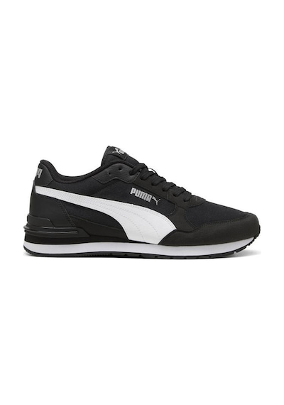 Puma 39966601 St Runner V4 Mh Black Whıte Sılver Kadın Sneaker Siyah