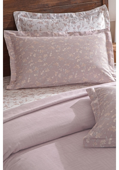 Puffy Elois Tek Kişilik Bambu Pike Takımı - Mürdüm