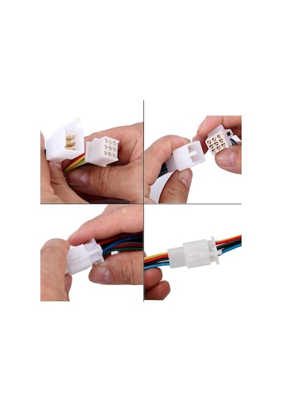 Powermaster 9 Pin Araba-motosiklet Soketi