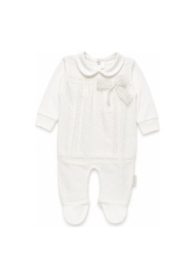 Babyhola Dantel Detaylı %100 Pamuk Yenidoğan Kız Bebek Kutulu Hastane Çıkışı Set Hediyelik 13791 Ekru