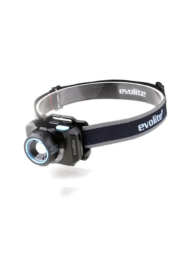 Evolite Eclipse 450 Lm Kafa Lambası Ip65 Su Geçirmez, Şarjlı Siyah