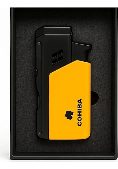 Cohiba Ccm6680 Dahili Delici & İğne Tek Torch Pürmüz Puro Çakmağı
