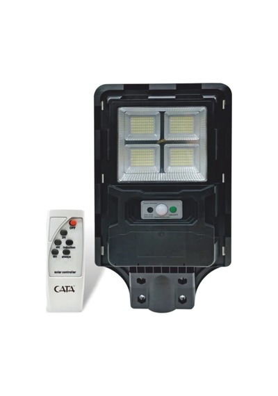 1 Adet Cata Ct 4640 Solar Güneş Enerjili 200w Sensörlü Sokak Armatür 6400k Beyaz Işık