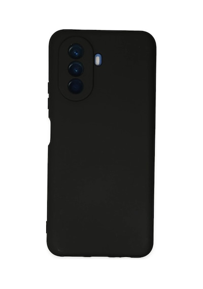 Uray Store Huawei Nova Y70 Kılıf Nano İçi Kadife Silikon - Siyah