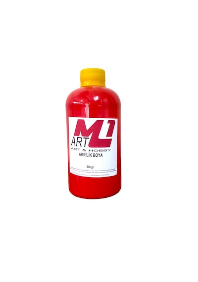 M1 Art Akrilik Boya Kırmızı 500.gr