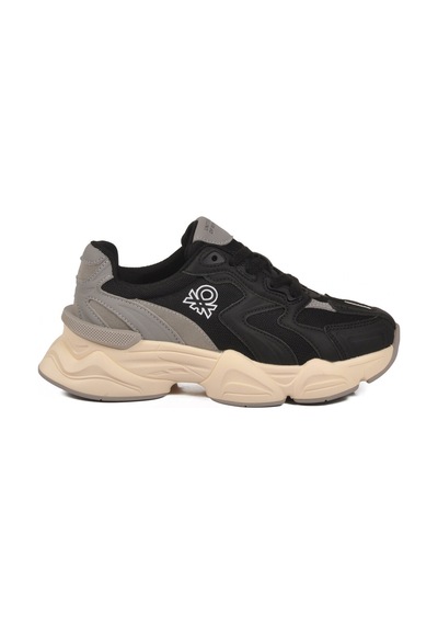 United Colors of Benetton Siyah Memory Foam Kadın Spor Ayakkabı Bn-11121 G