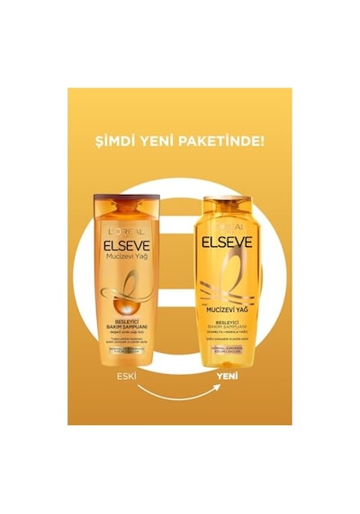 L'oreal Paris Elseve Mucizevi Yağ Besleyici Bakım Şampuanı 300 Ml