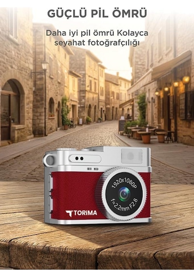 Torima CMR35 Mini Anahtarlık 1080P Dijital Fotoğraf Video Kamera