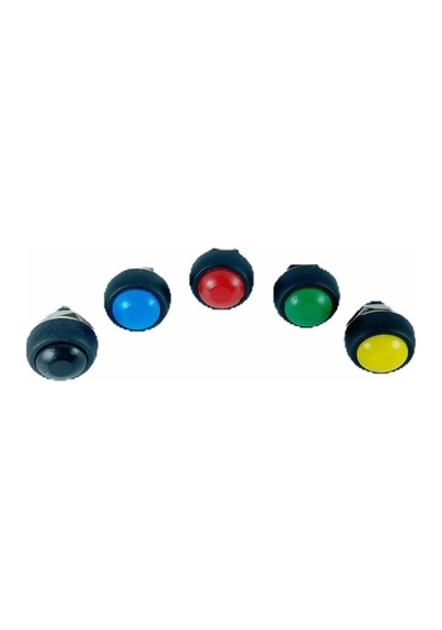 Ic-184 Buton 12Mm Pbs33B (5 Adet) Mavi