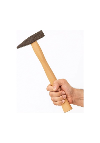Proalet Döküm Çekiç, 500 Gram, Dayanıklı Başlık, Ergonomik Ahşap Saplı, Boyalı, Çivileme İçin Uygun, Ev, Atölye Ve Şantiye Kullanımına Uygun, Tesviyec