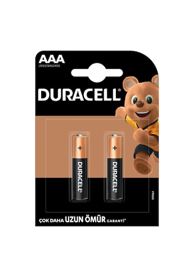 Duracell LR03/MN2400 Alkalin AAA İnce Kalem Pil 2'li