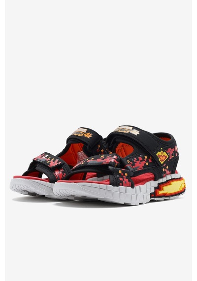 Skechers Mega Craft Siyah-kırmızı Erkek Çocuk Sandalet