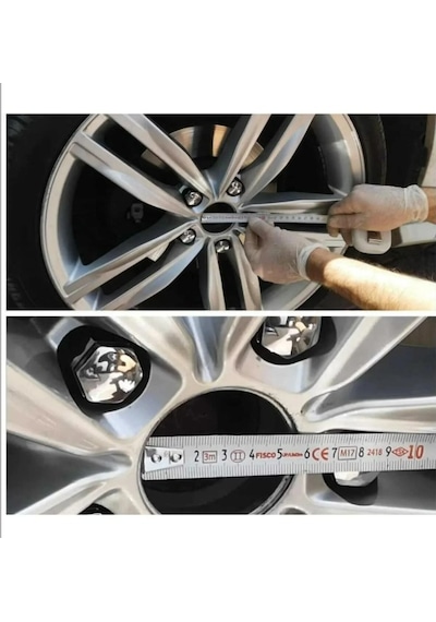 Focus Fiesta C-max Kuga Mondeo Courier Uyumlu Jant Göbeği 4'lü 5.5cm Diş Ölçü 6m211003aa