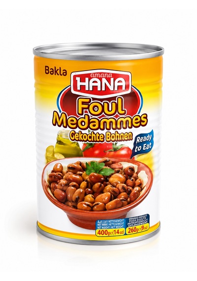 Sade Bakla Konservesi 400 Gr X5 Adet