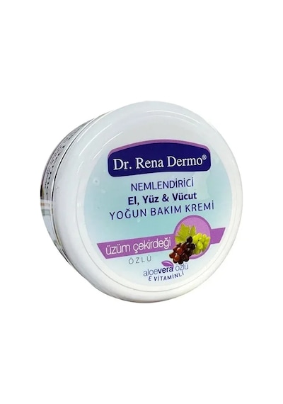 Dermo Nemlendirici El Ve Yüz Kremi - Üzüm Çekirdeği Özlü
