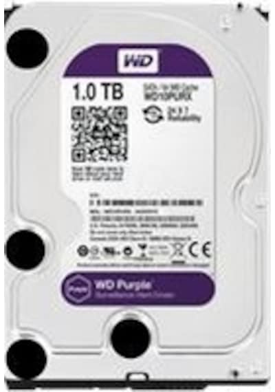 Western Digital 1 TB 3.5'' 5900RPM WD10PURX Purple 64 MB 7x24 Sata 3 SSD