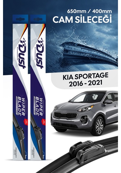 Kia Sportage Silecek Takımı 2016-2021 Uyumlu 650mm/400mm