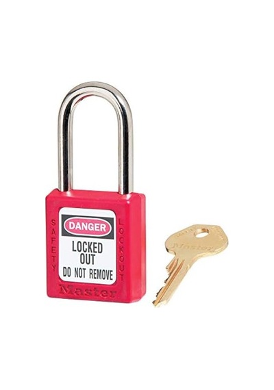S410red M/kilit Kilitleme Asma Kilit - Kırmızı