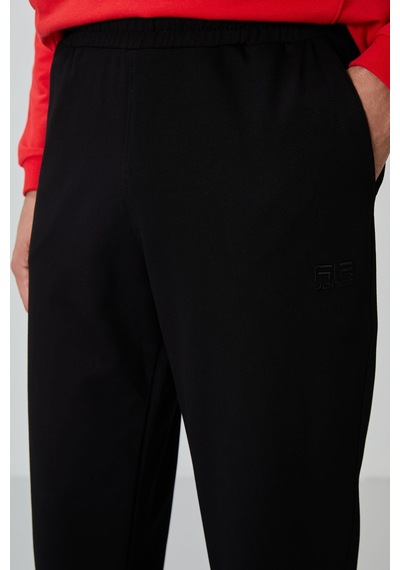 Tommy Life Herbert Fiesta - Siyah Dik Yaka Eşofman Takım - 85233 Kırmızı - Siyah