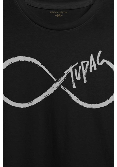 Tupac Shakur Sonsuzluk Makaveli Cartoon 2pac Baskılı Tişört Unisex T-shirt 001