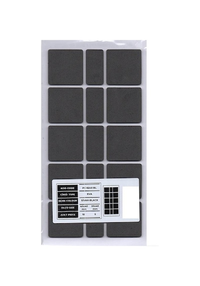 Mobilya Altı Kaydırmaz Eva 40*40mm
