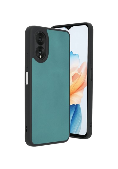 Newface - 180 - Oppo A38 Kılıf Aras Deri Kapak - - Csmo-tex - Açık Yeşil
