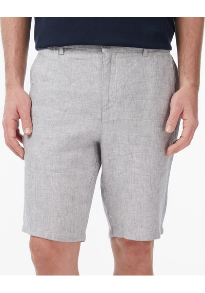 Nautica Erkek Gri Regular Fit Keten Şortdüzb65232t