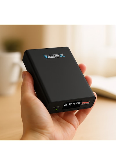 Enerx ENR-P2025DC 20000 Mah Powerbank Led Göstergeli, 2.1a Çift Usb Çıkış