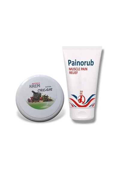 Painorub Kafur Özlü Mucizevi Extra Krem 200 Ml + Muscle Pain-relief Cream 50 Ml