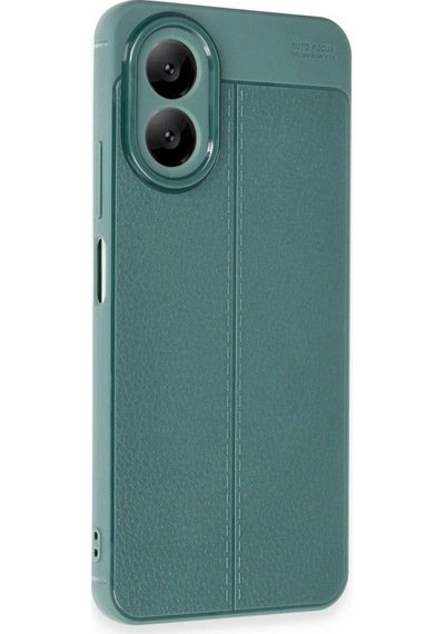 Oppo A38 Kılıf Auto Focus Kapak Koyu Yeşil