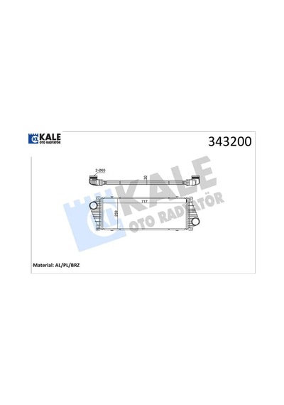 Turbosarj Radyatoru Sprınter B901 B905 . Lt 28-35-46 Kale Radyatör A9015010701/ 2d0145805