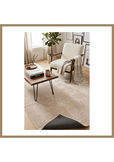 Kahveci.store Youdayhomecollection Poly Peluş Halı Model Oturma Odası Halısı Ebat: 160x400 22 Çok Renkli
