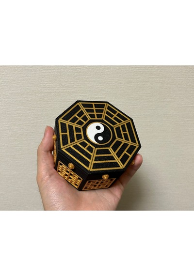 3d Baskı Oryantal Bagua Fener Tealight Mumluk Çok Parçalı Dekoratif Mum Feneri Çok Renkli