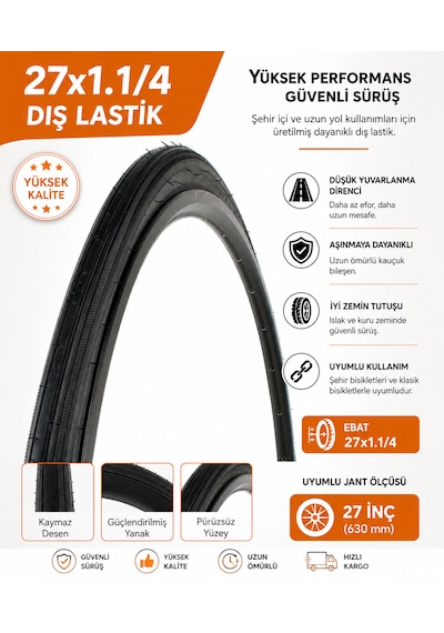 27 X 1 1/4 Dış Lastik Gahuri
