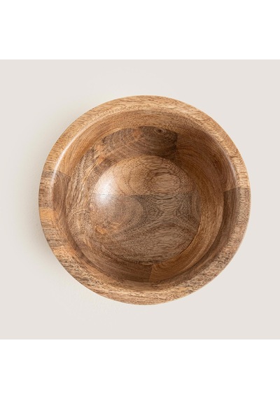Foglia Ahşap Sunum Kasesi 25x25x11cm Natural Naturel