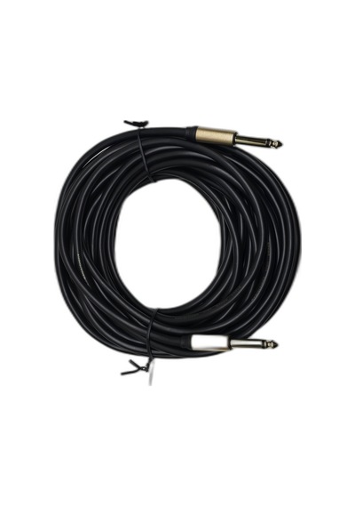 10 Metre 6.35 Mm To 6.35 Mm Ses Kablosu - Çivi Jak Enstrüman Ve Amfi Bağlantı Kablosu - Stereo Jak