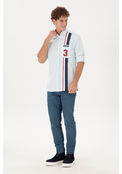 U.s. Polo Assn. Erkek Açık Mavi Gömlek Desenli 50293490-vr003 Açık Mavi U.s. Polo Assn. Erkek Açık Mavi Gömlek Desenli 50293490-vr003 Açık Mavi