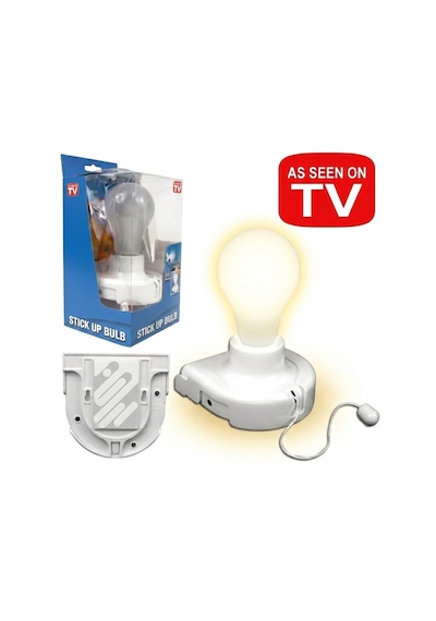 Stickup Bulb Kablosuz Pilli Portatif Led Ampul - Kendinden Yapışkanlı Acil Durum Aydınlatması