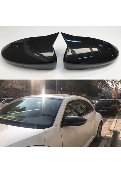 Vw New Beetle Yarasa Ayna Kapağı Batman Piano Black Parlak Siyah
