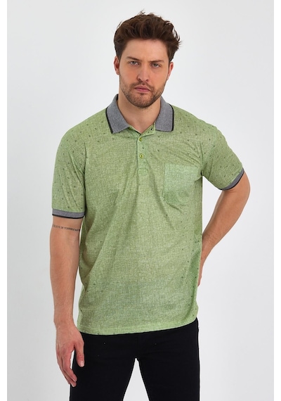 Alexander Gardi Alexandergardı Desenli Polo Yaka T-shirt 1043 001