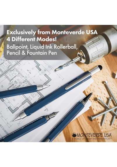 Monteverde Tool Pen Serisi Mv35292 Rb Toolpen Multifunction K.mav Çok Renkli