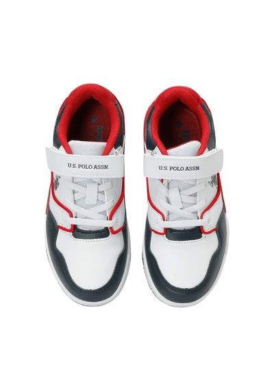 U.s. Polo Assn. Martell Jr 5fx Beyaz Erkek Çocuk Sneaker 000000000101946538 Beyaz-kırmızı Beyaz - Kırmızı