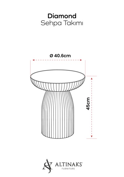 Diamond, Bohem Sehpa, 3'lü Set, Yan Sehpa, Zigon Sehpa - Siyah & Siyah Mermer Renk Tabla Siyah Gövde & Siyah Mermer Desenli Tabla