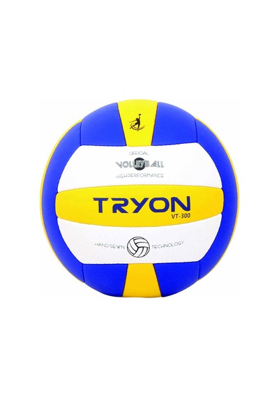 Tryon VT-300 El Dikişli Voleybol Topu Mavi Sarı Mavi - Sarı