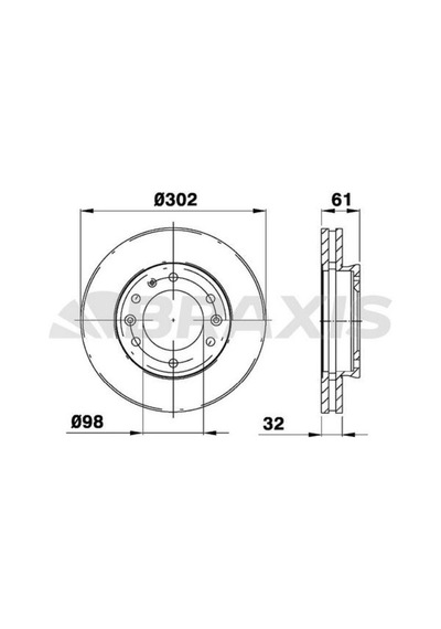 On Fren Dısk Aynası Ford Ranger Tke 2.2-3.2 11 Ford Ranger 2.0 Ecoblue 22 - Mazda Bt 50 2.2tdcı 1