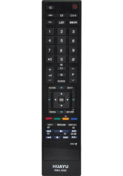 Huayu Kl Rm-L1028 3D Toshıba Lcd-Led Tv Kumanda  Blisterli