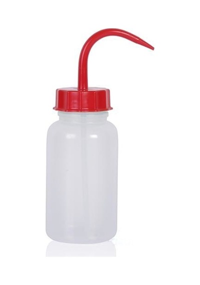 Isolab Piset - Geniş Boyun - P.e. - 500 Ml - Kırmızı Kapak