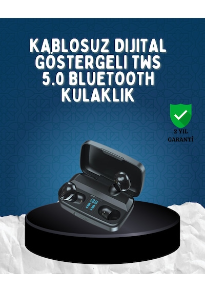 Bluetooth V5.0 Teknolojili Parmak Dokunmatik Kontrol Kulaklık Seti