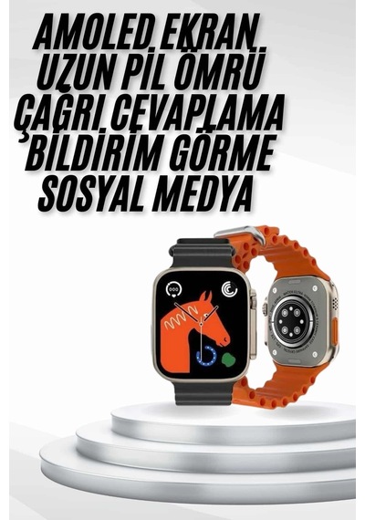Mey İthalat Yeni Nesil Akıllı Saat Müzik Dinleme Bildirim Görme Sesli Asistan Desteği Yeni Nesil